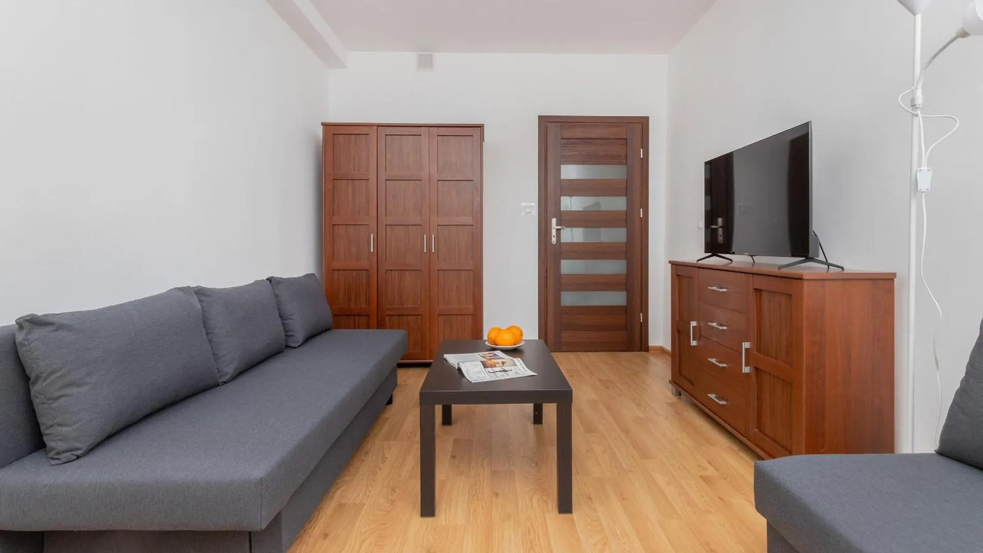 Apartment In Gdansk Center With Two Desks, Balcony And Separate Kitchen By Noclegi Renters